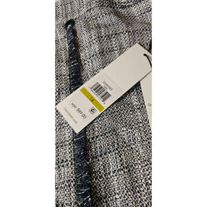 Calvin Klein Tweed Skirt Blue Gray Size 14